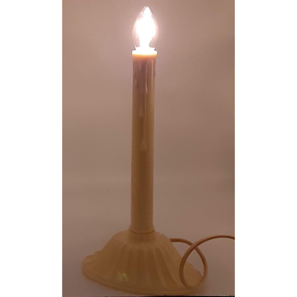 Vntg Window Drip Candle Single Light Works - Picture 2 of 8